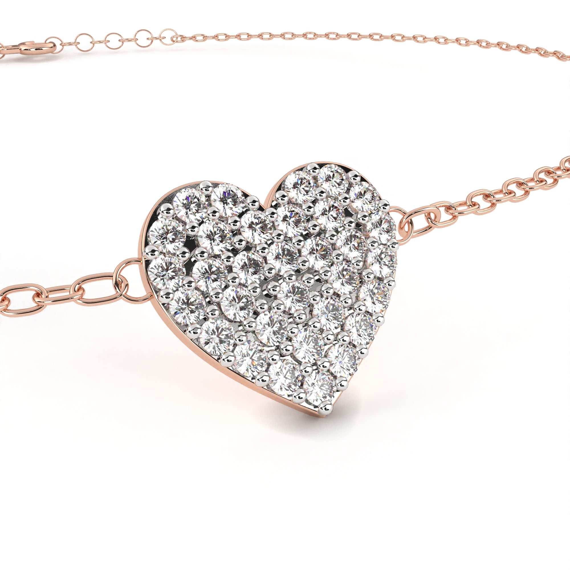 Solitairekart 0.21ct Round Cut Lab Grown Diamond Bracelet